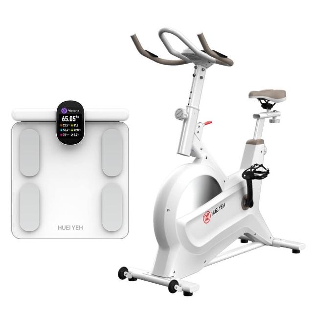 【輝葉】創飛輪健身車+八電極智能體脂計(HY-20151+HYG-P100)