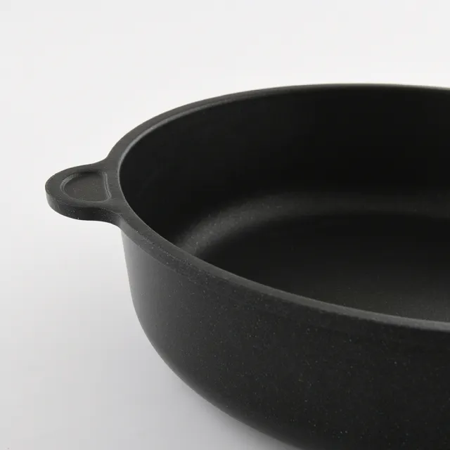 【AMT】經典平底深炒鍋 26cm 7cm深 不沾鍋(平輸品)