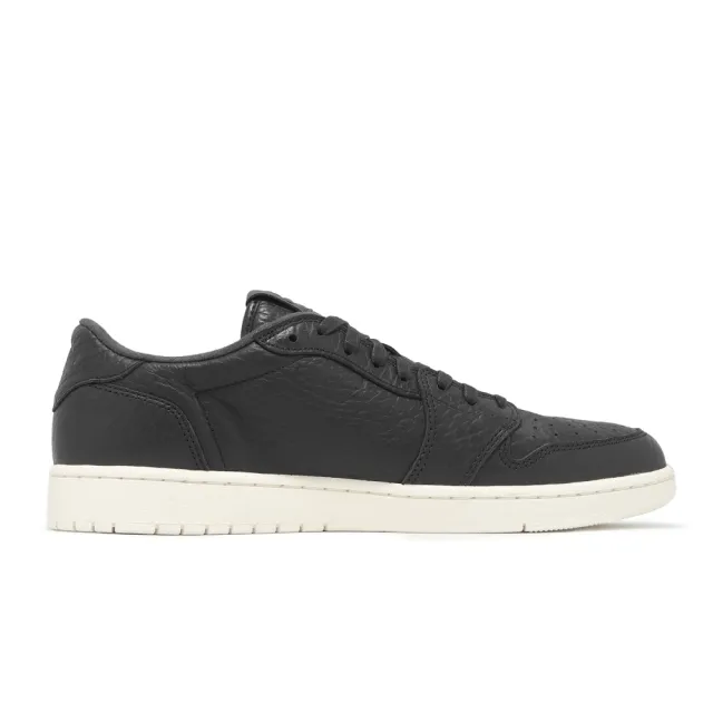 【NIKE 耐吉】休閒鞋 Air Jordan 1 Retro Low NS 男鞋 黑 無勾 荔枝皮 復刻 AJ1(848775-005)