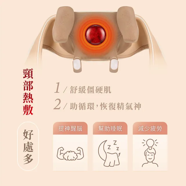 【輝葉】大力抓PLUS肩頸按摩器(斜方肌/按摩器/熱敷/HY-822)
