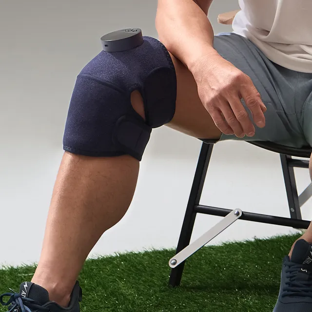 【輝葉】震關健 KNEEBUZZ/多功能石墨烯熱感按摩器 2入組(膝蓋/關節 熱敷按摩/護膝 HY-762)