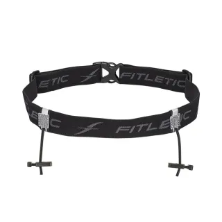 【Fitletic】Race I 號碼布固定帶RN01 黑灰色(跑步 路跑 慢跑 越野跑 馬拉松 反光)