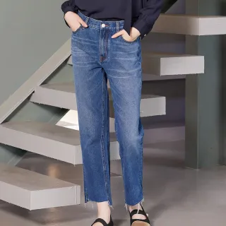 【IENA】牛仔刷色窄管褲(#5258002 長褲、牛仔褲 牛仔藍色)