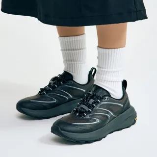 【Discovery Expedition】黃金大底 Glide Vibram 超輕量緩震 健行鞋 登山鞋(DXSH4015N-BKS)