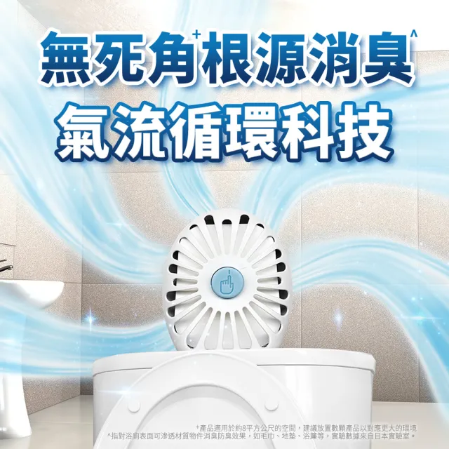 【日本風倍清】浴廁用抗菌消臭防臭劑/芳香劑 4入/組(清爽皂香/薄荷綠香/山谷微香-2入裝任選)