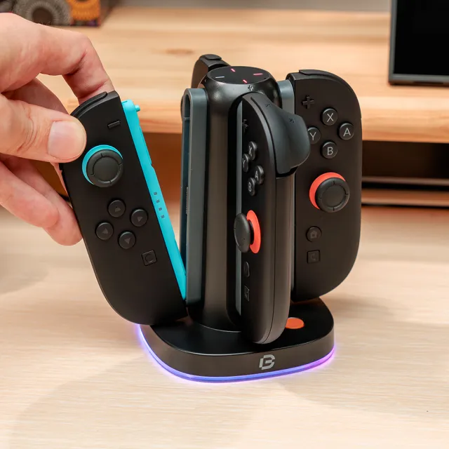 【Bteam】副廠 GlowTower 手把充電站(適用於Switch 2 Joy-Con 2)