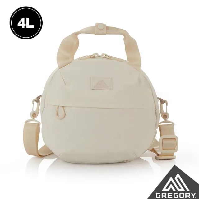 【Gregory】4L SUSZY ROUND CROSSBODY 肩背包 烏木黑 象牙白 岑樹灰(防潑水 輕便 舒適肩背帶 鑰匙扣)