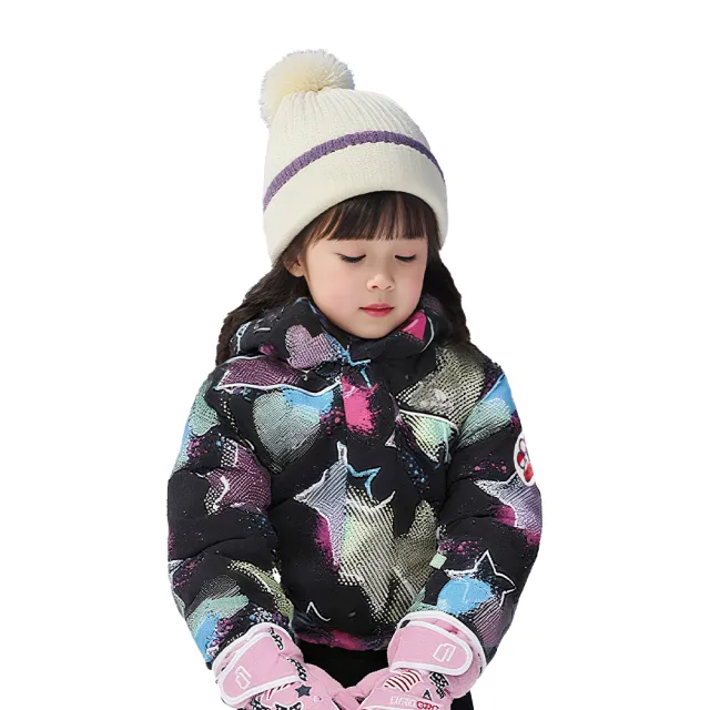 【St.Bonalt 聖伯納】迷彩防風防水保暖雪服外套｜童款 FK9018(雪地、賞雪、滑雪、雪裙)