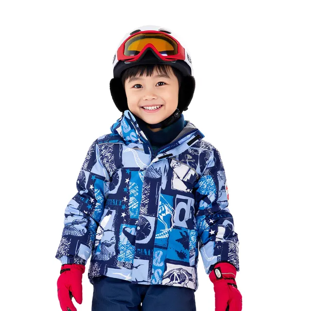 【St.Bonalt 聖伯納】迷彩防風防水保暖雪服外套｜童款 FK9018(雪地、賞雪、滑雪、雪裙)