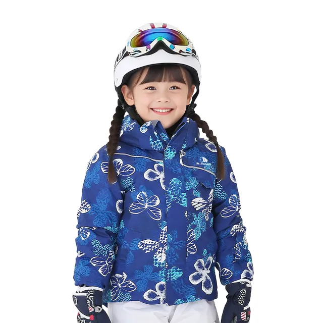 【St.Bonalt 聖伯納】迷彩防風防水保暖雪服外套｜童款 FK9018(雪地、賞雪、滑雪、雪裙)