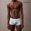 【CALVIN KLEIN】官方旗艦館CK Calvin Klein Logo 低腰貼身短版四角褲 3 件組_藍色
