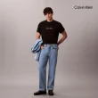 【CALVIN KLEIN】官方旗艦館CK Calvin Logo 圓領上衣_白色