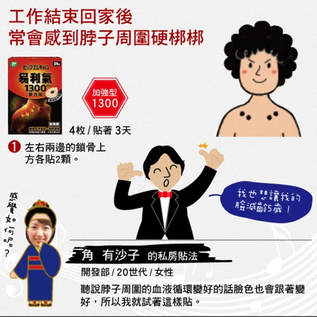 【易利氣】磁力貼 加強型 1300高斯(共24粒/盒)