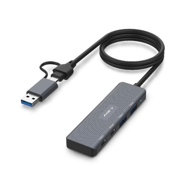 【ANFY】A+C USB3.2 Gen2 10Gbps 4 PORT USB 集線器 100公分