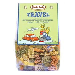 【Dalla】達樂三色汽車麵 250g(造型麵第一品牌)