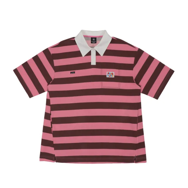 【Paul Frank 大嘴猴】官方直營  男女同款女款POLO裙淺紅色