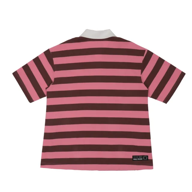 【Paul Frank 大嘴猴】官方直營  男女同款女款POLO裙淺紅色