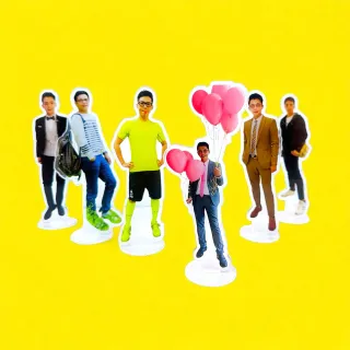 岳揚壓克力人形立牌組