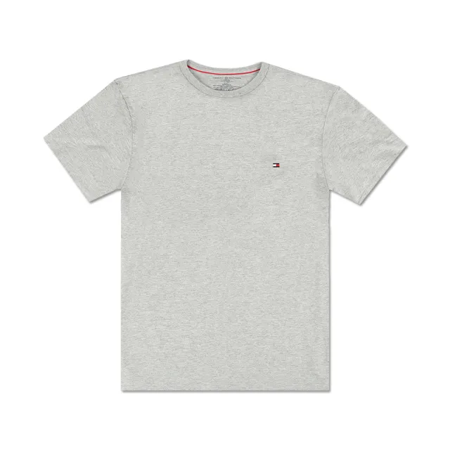 【TOMMY HILFIGER】經典小LOGO 短袖 素T(刺繡LOGO熱賣款)