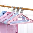 【wellane】30入 北歐風不鏽鋼防滑晾衣架 防鏽防滑三角衣架  成人款40cm(乾濕兩用/曬衣架/吊衣架)