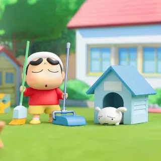 【YENDAR 研達】蠟筆小新小白的日常 (單盒)(這套盲盒滿足了我對小白小新的所有想像)