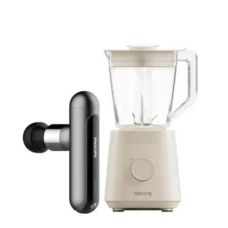 【Philips 飛利浦】迷你運動筋膜槍灰PPM7303送九陽調理果汁機