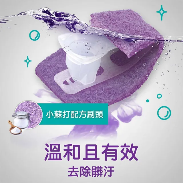 【3M】百利超淨替換式馬桶刷補充包-小蘇打清潔配方(10入刷頭)