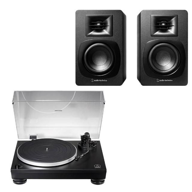 【audio-technica 鐵三角】唱盤喇叭優惠組(ATLP5X+AT-SP3X)
