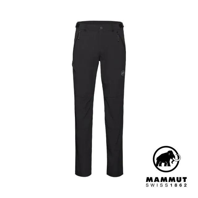 【Mammut 長毛象】Runbold IV Pants 防曬彈性健行長褲 黑色 男款 #1022-02580