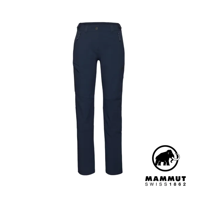 【Mammut 長毛象】Runbold IV Pants W 防曬彈性健行長褲 海洋藍 女款 #1022-02590
