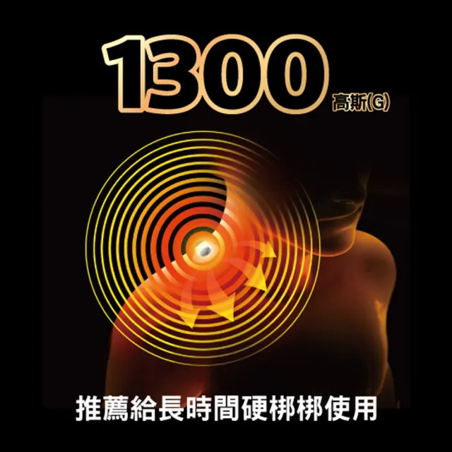 【易利氣】磁力貼 加強型 1300高斯(3入組)