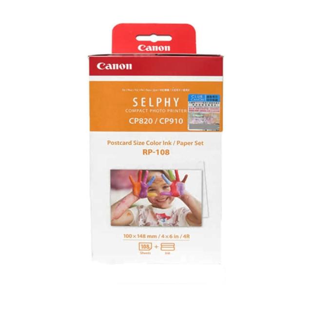 【Canon】2入組★RP-108 專用相印紙(SELPHY CP1000/CP1300/CP910/CP820/CP1500)