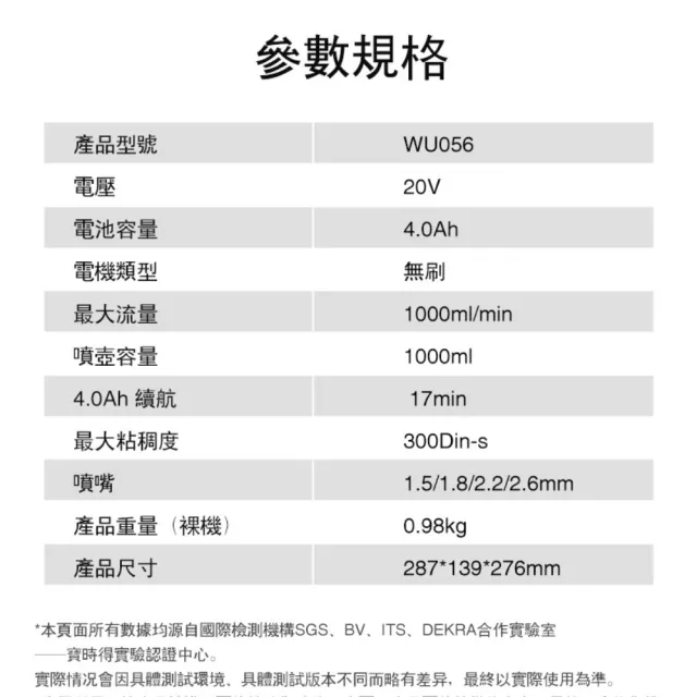 【WORX 威克士】20V無刷鋰電噴漆槍(WU056)