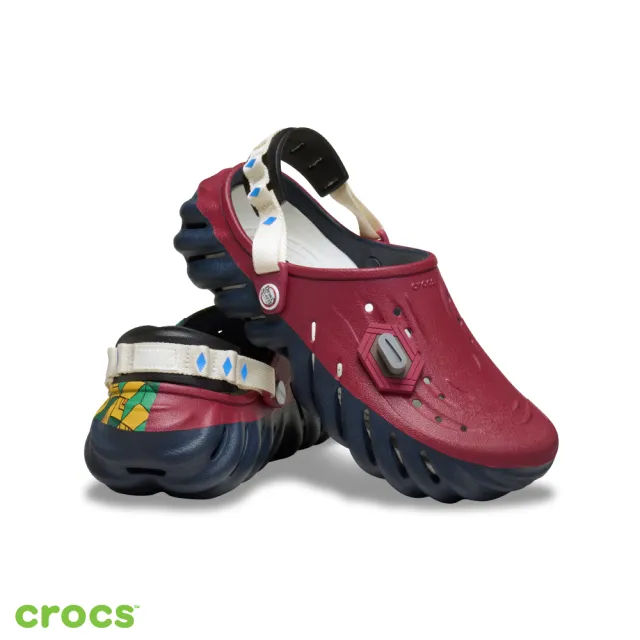 【Crocs】中性鞋 鬼滅之刃-富岡義勇 Echo RO 克駱格 聯名洞洞鞋(211413-90H)
