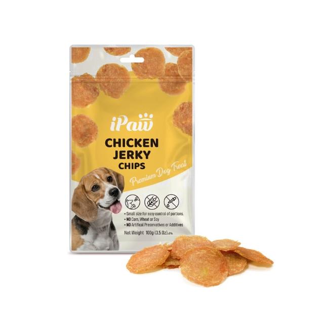 【iPaw】雞肉圓片 100g/包(狗零食/CAS認證雞肉/台灣製造/寵物零食)