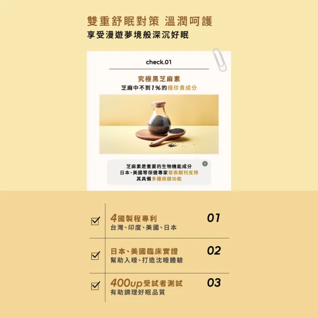【Wedar 薇達】蜂王乳芝麻素 1盒(30顆/盒.好眠美顏.葵烯酸.芝麻素.GABA)