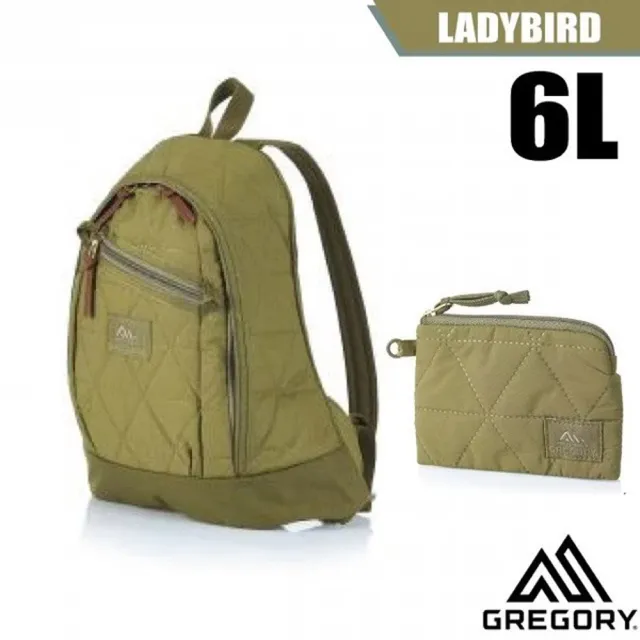 【Gregory】LADYBIRD BACKPACK XS 6L 超輕多功能迷你後背包+手挽袋(131372 鼠尾草綠)