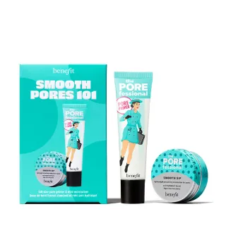 【benefit 貝玲妃】毛孔隱形妝前保濕組(毛孔隱形露+精華乳)