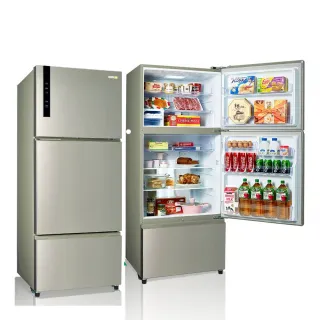 【SAMPO 聲寶】58H快配★台灣製580L一級能效平面鋼板系列變頻三門冰箱★momo獨家(SR-B58DV-Y6)