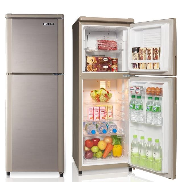 【SAMPO 聲寶】140公升一級能效經典品味系列定頻右開雙門冰箱(SR-C14Q-Y9)