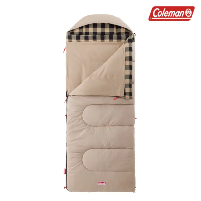 【Coleman】多層睡袋 / 灰咖啡 / CM-15987(露營睡袋 戶外睡袋 車露睡袋 家庭睡袋)