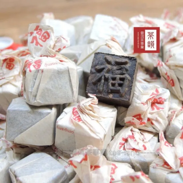 【茶韻】史上最強福氣滿滿聚寶盆 普洱茶禮盒 迷你沱(宜興原礦紫砂仿古木桶罐+福字方沱半斤)(中秋禮盒)