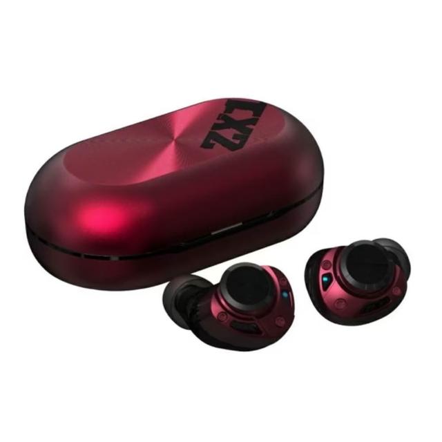【AVIOT】TE-ZX1耳道式無線藍牙耳機(金屬紅)