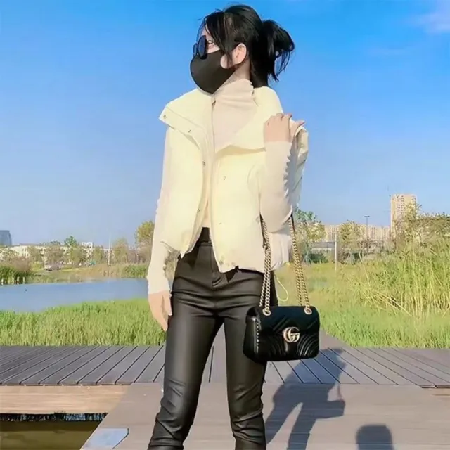 【Pure 衣櫃】韓版寬鬆小個子短款坎肩背心(短款背心/KDCQ-823)
