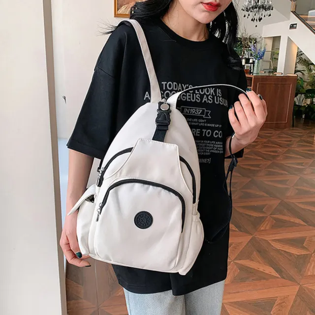 【Starshop】雙11 韓版尼龍單肩包 休閒斜背包 戶外出行單肩包 雙肩後背包 休閒運動胸包 郵差包  