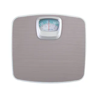 【DRETEC】日本健康體重計-指針機械式-灰色(BS-306GYKO)