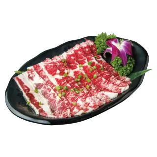 【約克街肉舖】豪鮮_美國凝脂厚切雪花牛肉片10包(200g±10%/包)