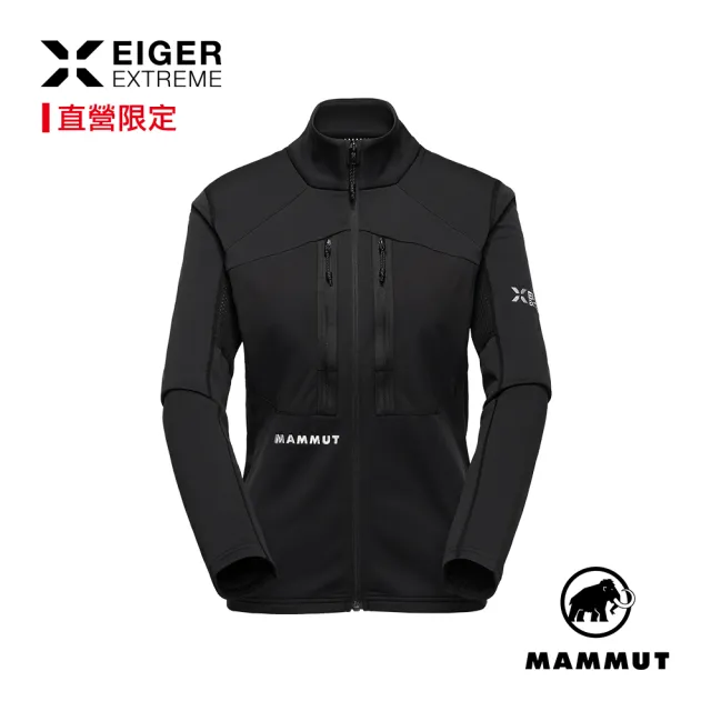 【Mammut 長毛象】Eiger Nordwand Advanced ML Jacket 極限艾格保暖立領外套 黑色 女款 #1014-06540