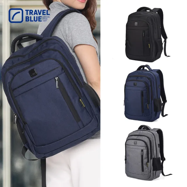【Travel Blue 藍旅】筆電後背包 VANGUARD(3色可選/防水包/電腦包/商務背包)