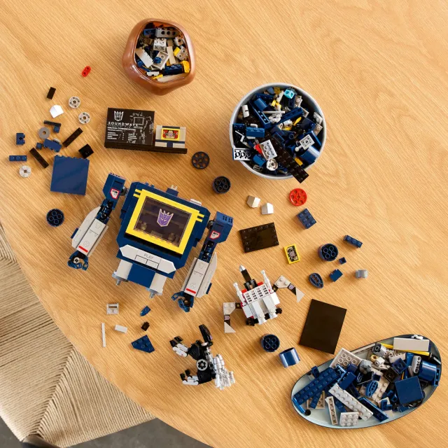 【LEGO 樂高】Icons 10358 變形金剛：音波(Transformers 居家擺設 機器人 玩具積木)